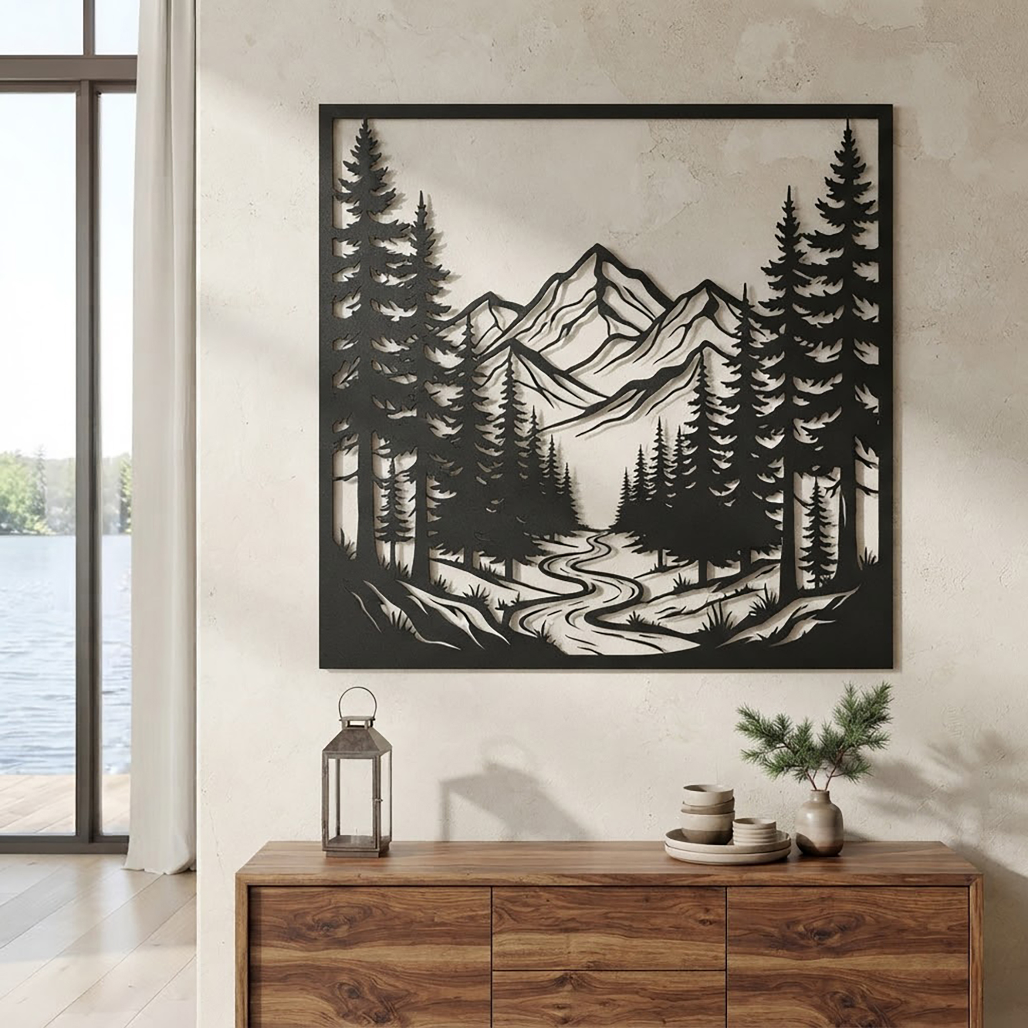Mountain Metal Wall Art