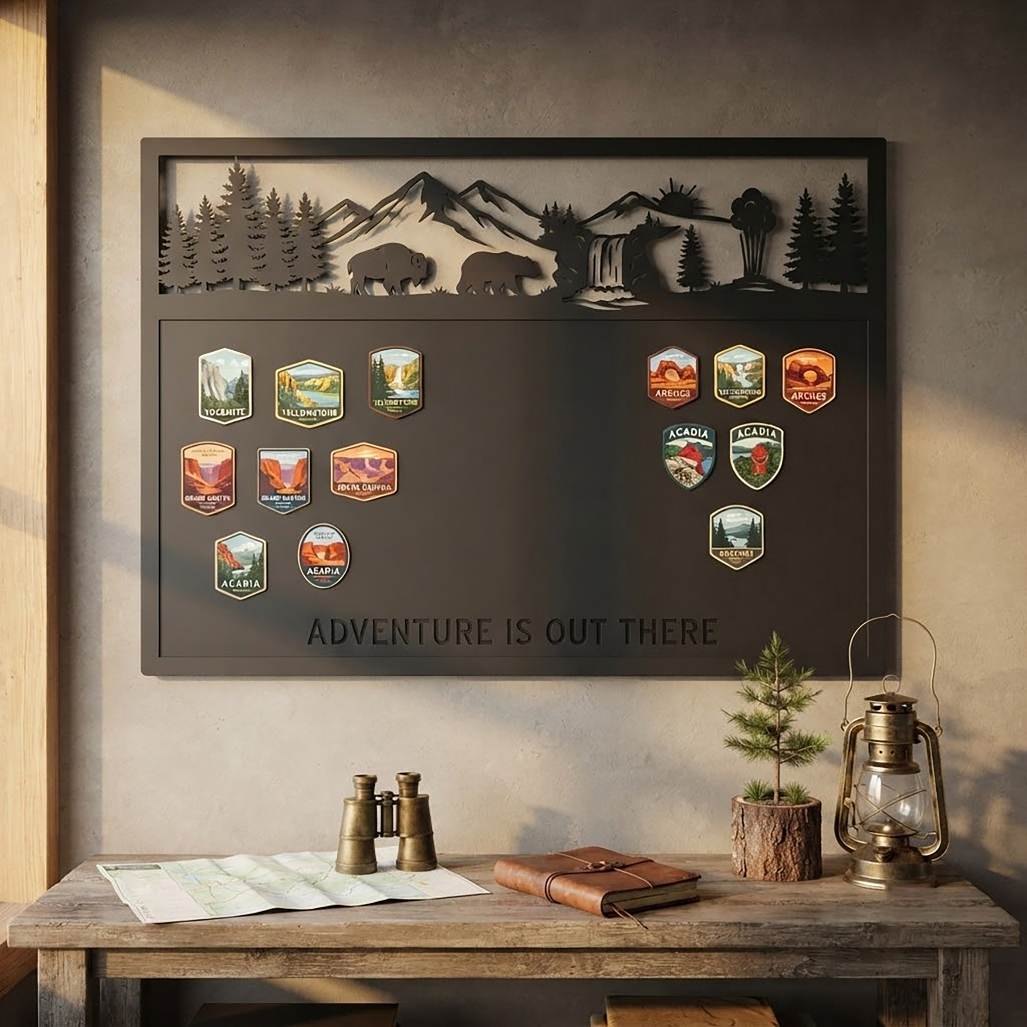 National Park Magnet Display Board