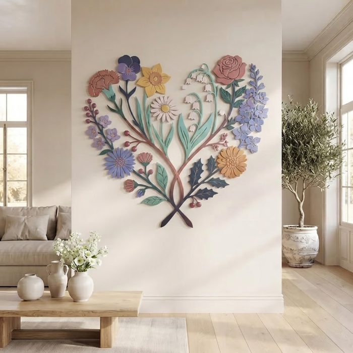 Wildflower Metal Wall Art