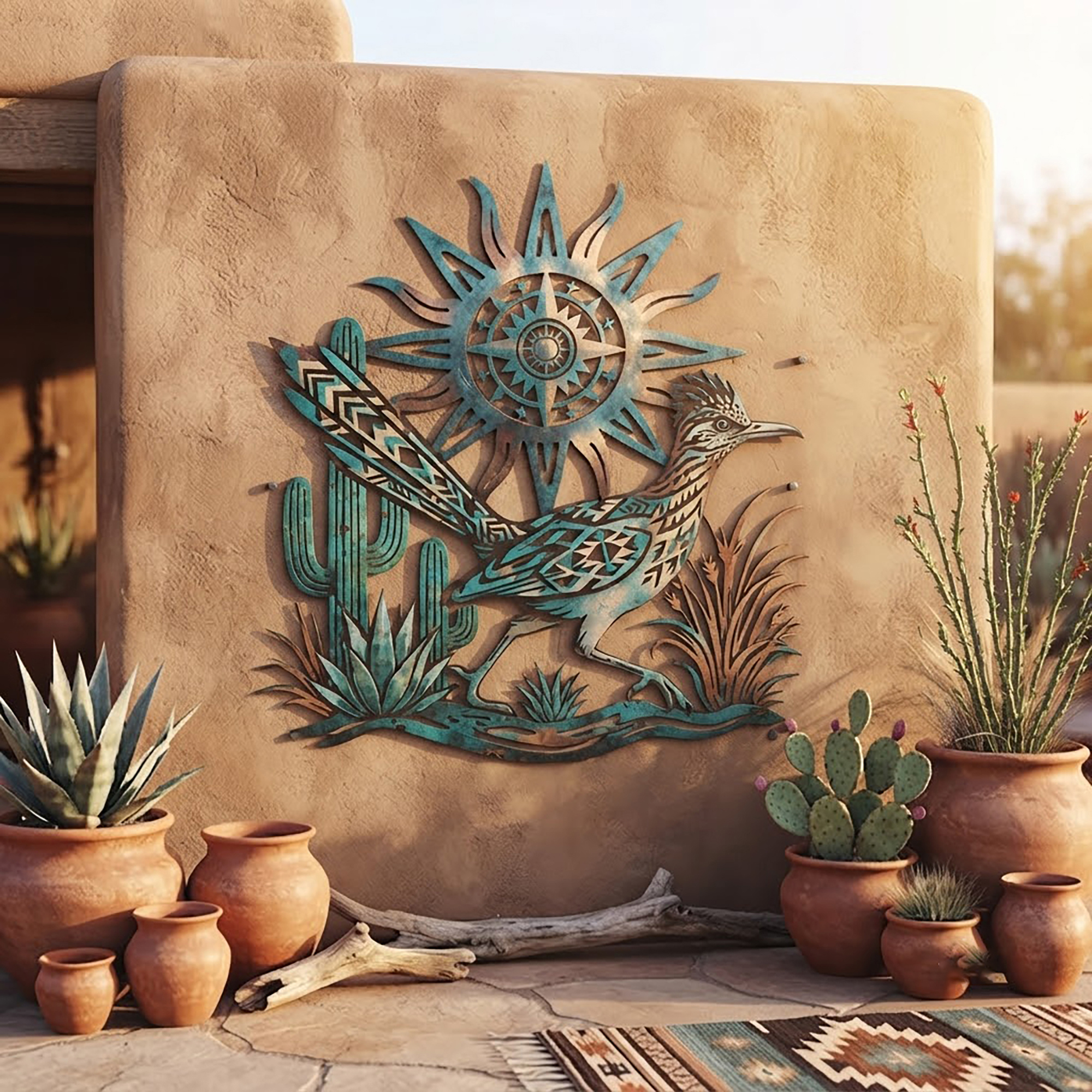 Roadrunner Metal Wall Art