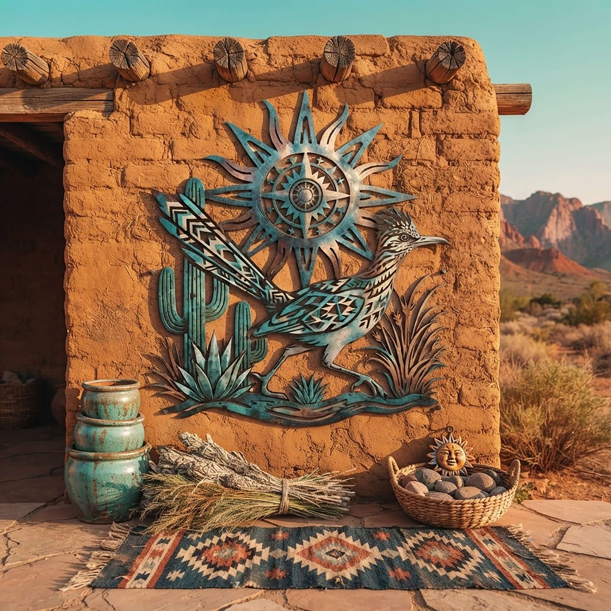 Roadrunner Metal Wall Art - product view 2