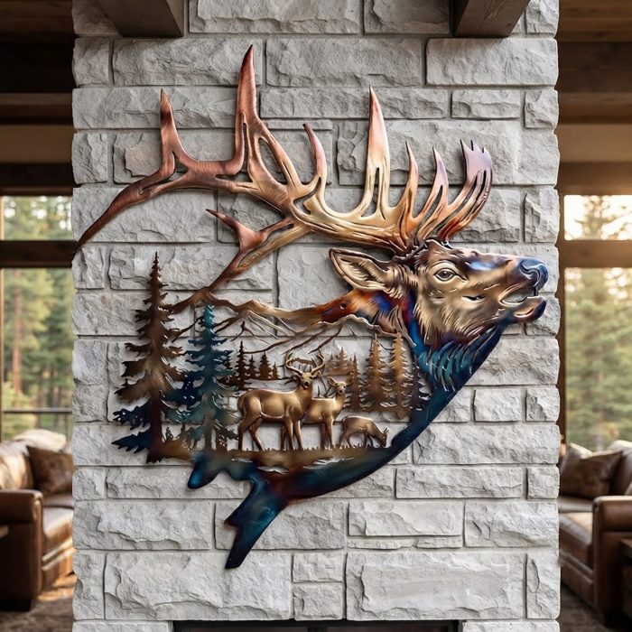 Elk Metal Wall Art