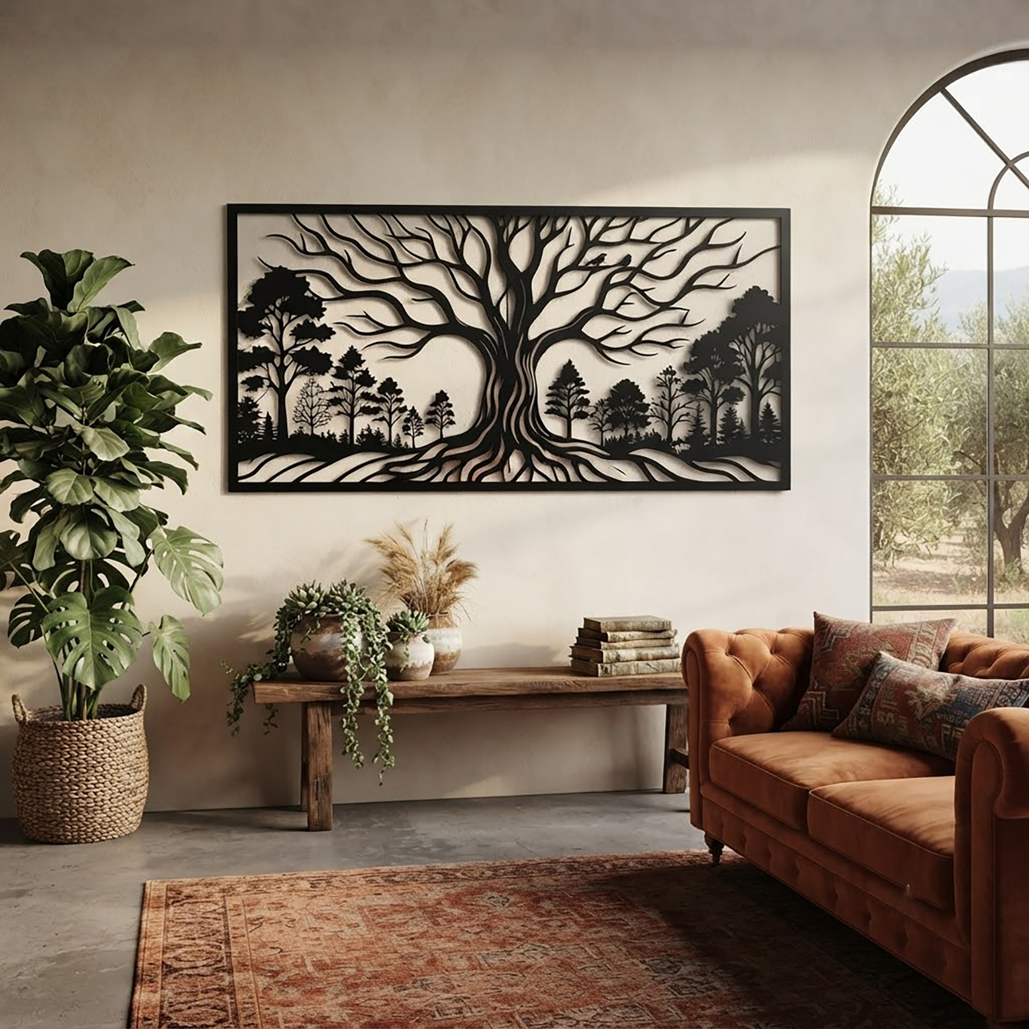 Tree of Life Metal Wall Art - product view 2