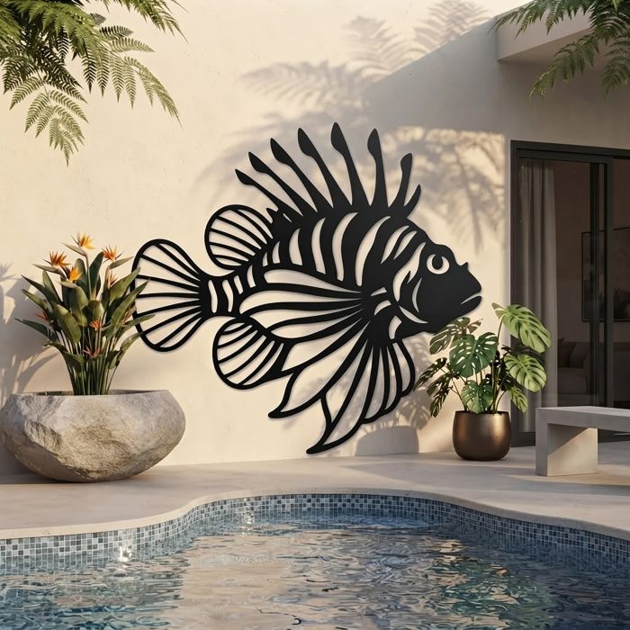 Lionfish Metal Wall Art