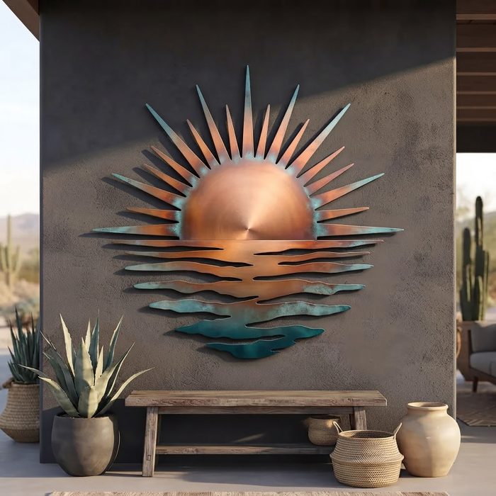 Sunset Metal Wall Art