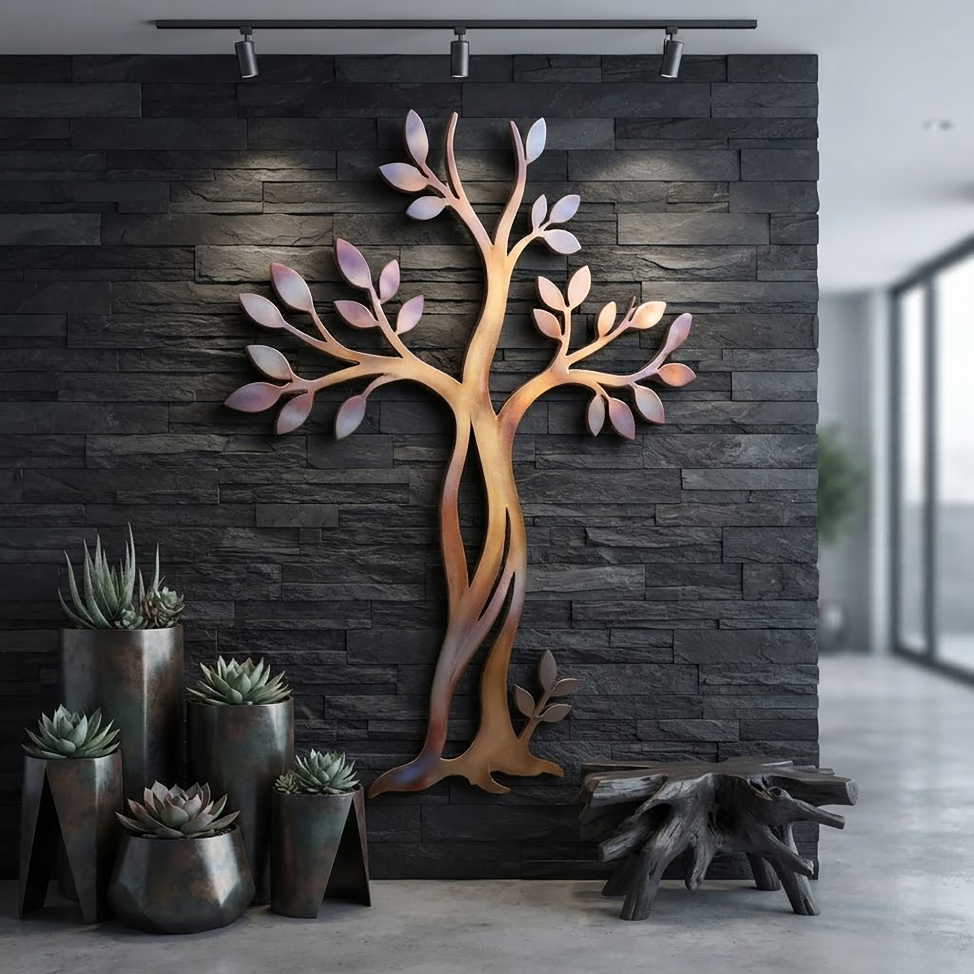 Tree of Life Metal Wall Art - product view 2