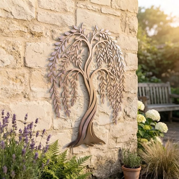 Willow Tree Metal Wall Art