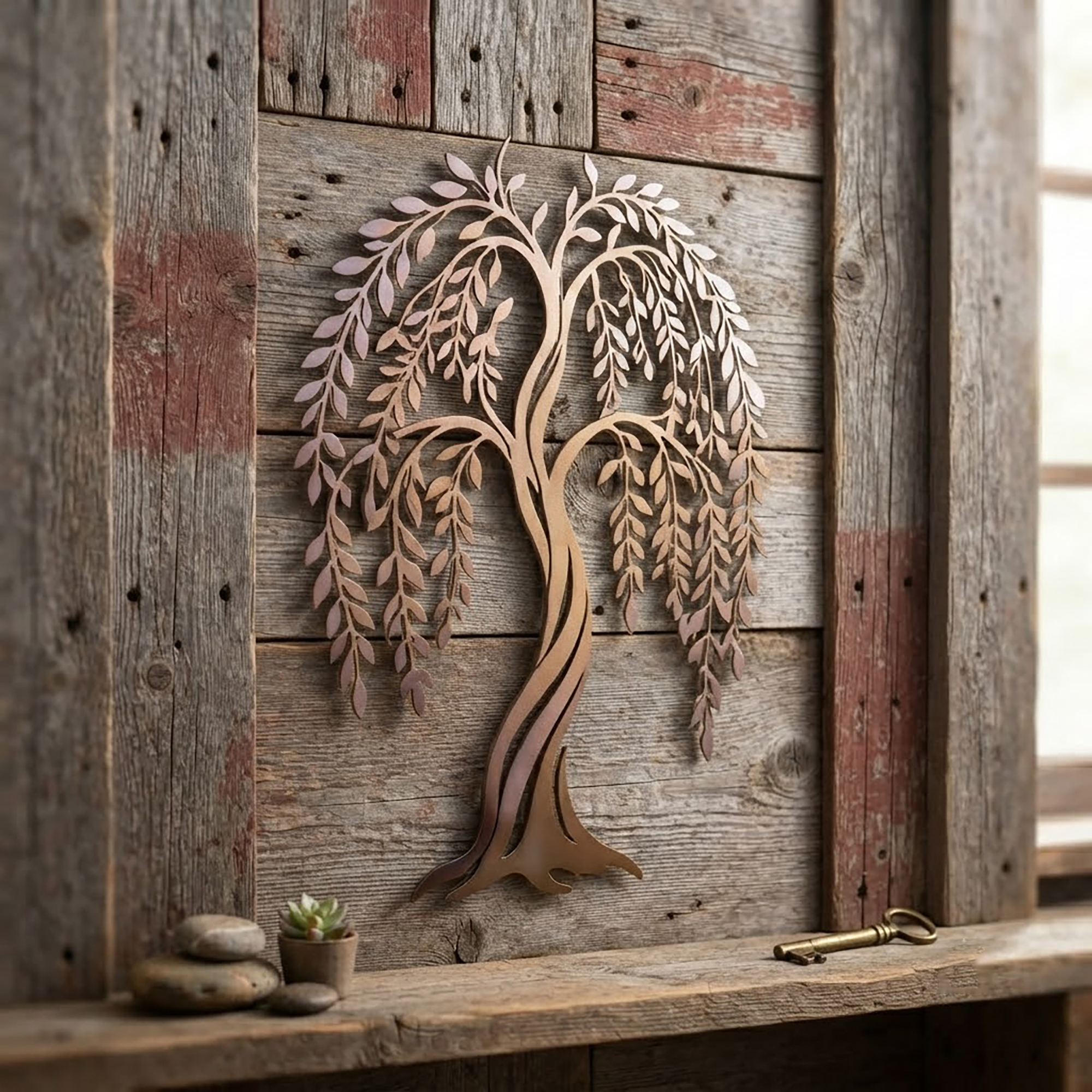 Willow Tree Metal Wall Art - product view 2