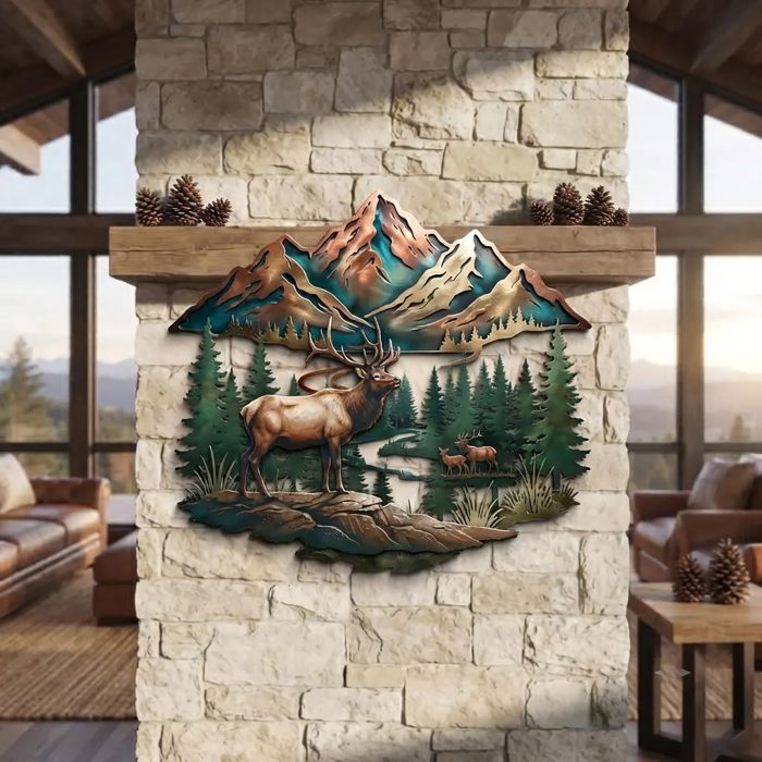 Elk Metal Wall Art