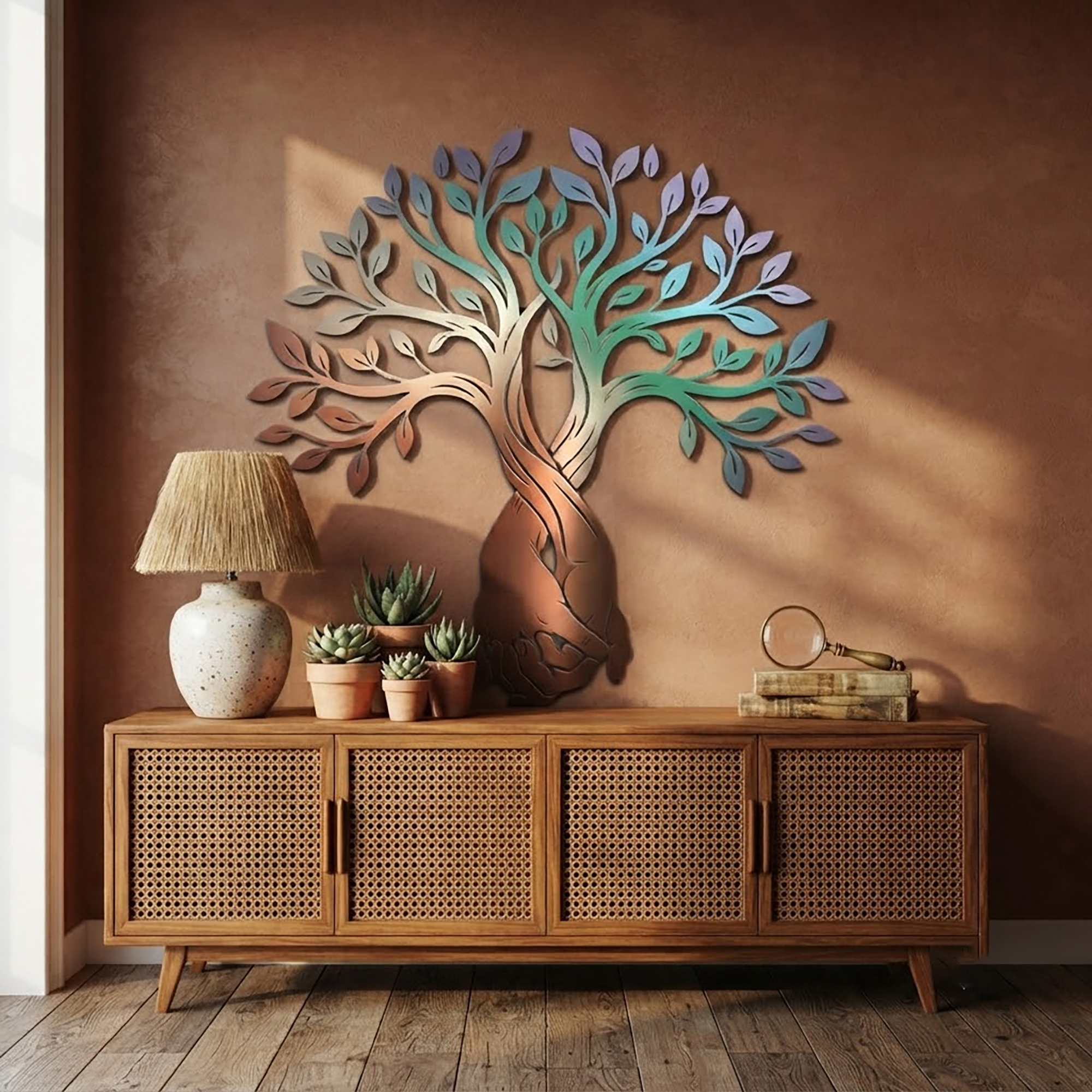 Tree of Life Metal Wall Art - product view 2