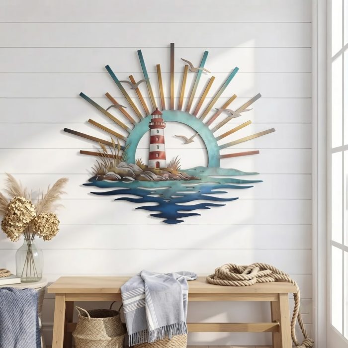 Lighthouse Metal Wall Art
