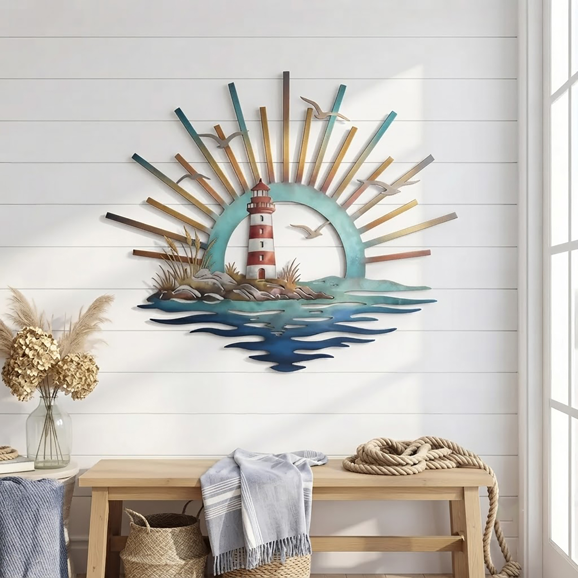 Lighthouse Metal Wall Art
