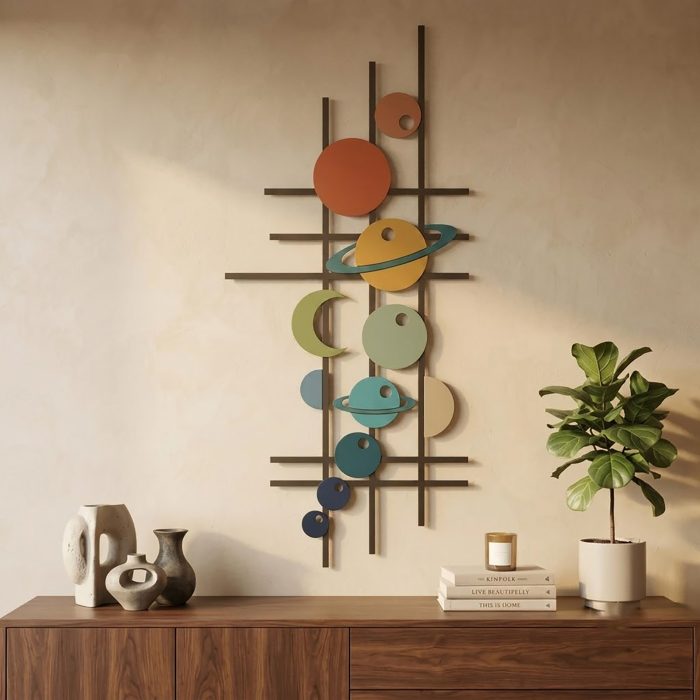 Solar System Metal Wall Art