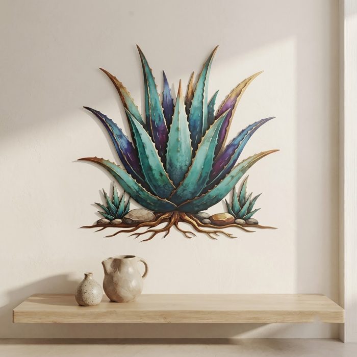 Agave Metal Wall Art