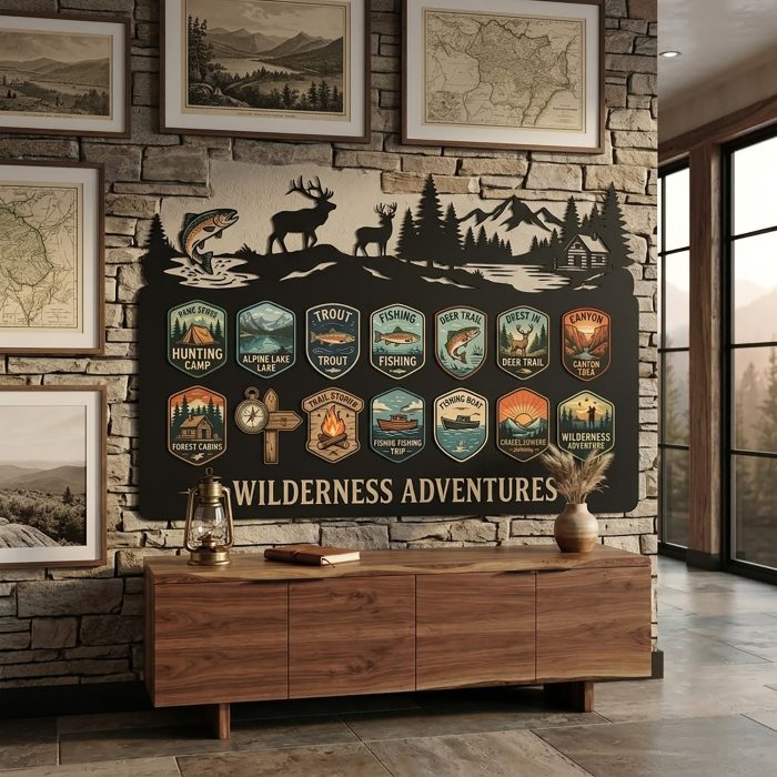 Wilderness Adventures Metal Wall Art
