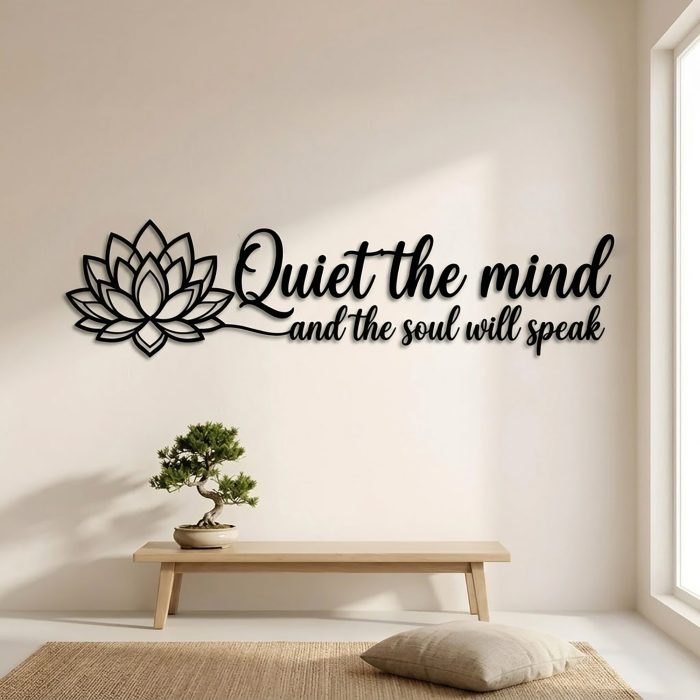 Quiet the Mind Metal Wall Art