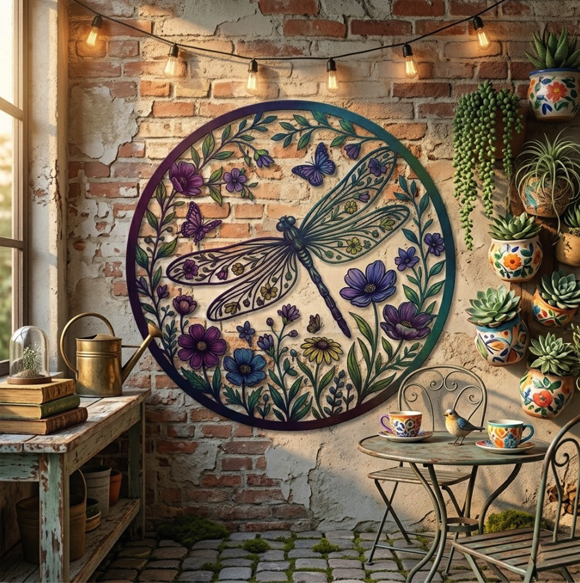 Dragonfly Metal Wall Art - product view 2
