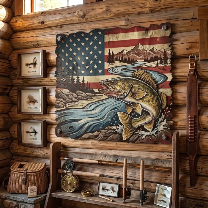 Largemouth Bass Metal Wall Art