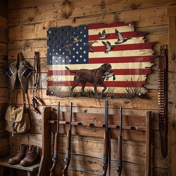 Duck Hunting Metal Wall Art