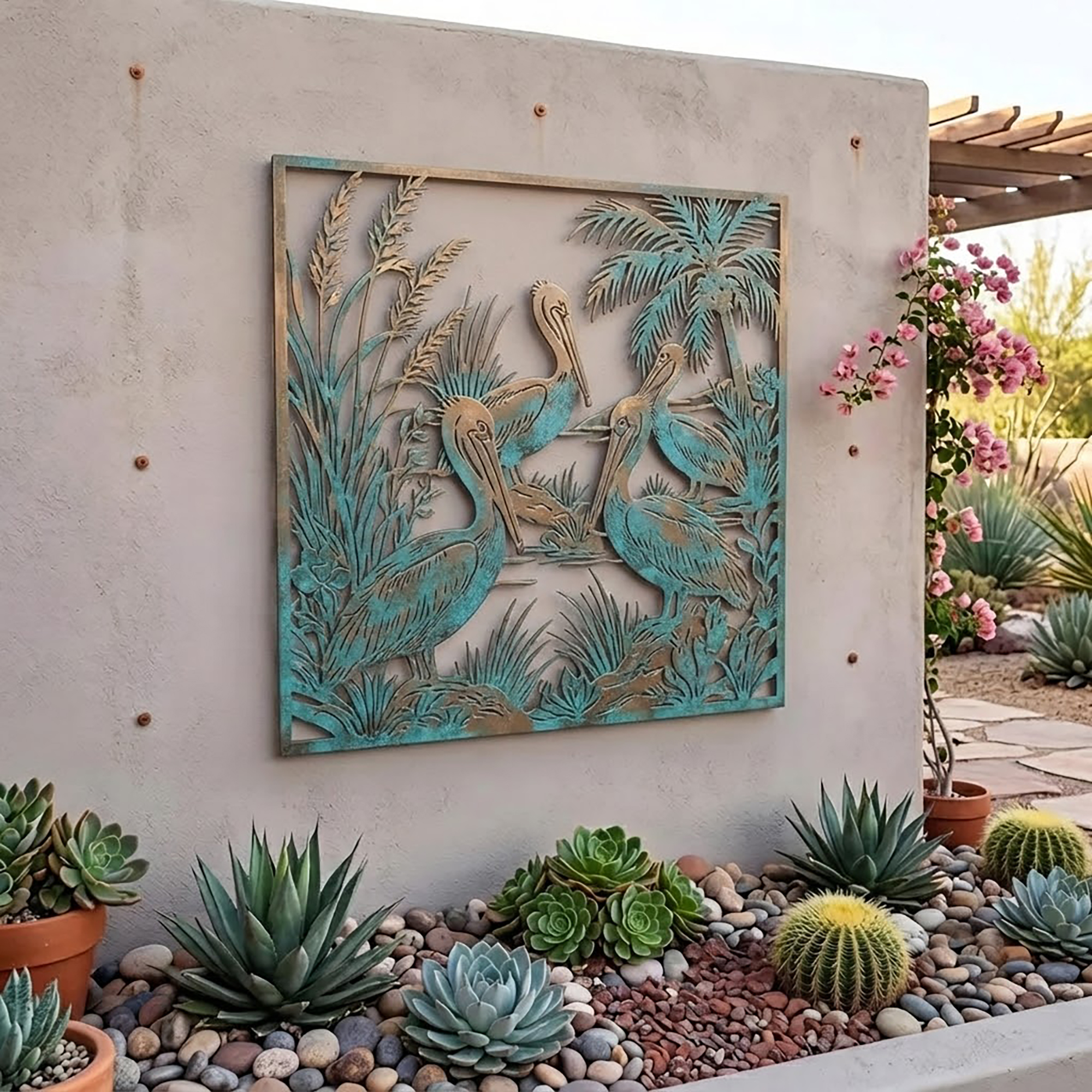 Pelican Metal Wall Art