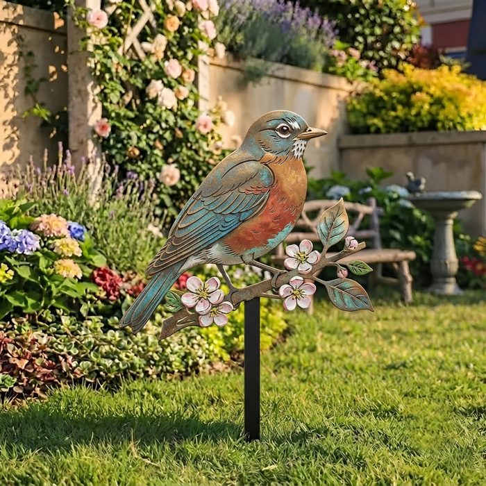 Eastern Bluebird Garden Stake