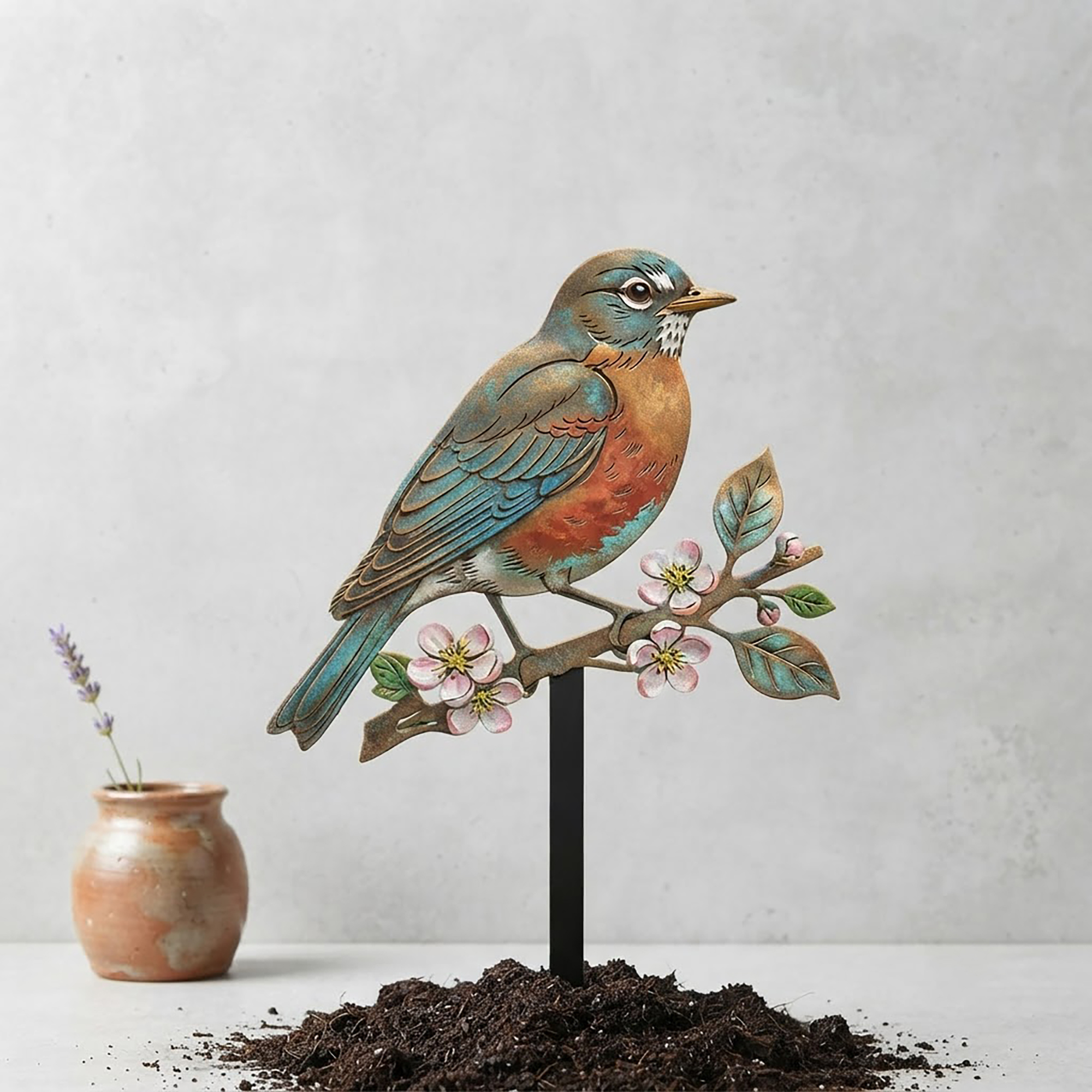 Eastern Bluebird Garden Stake - product view 2