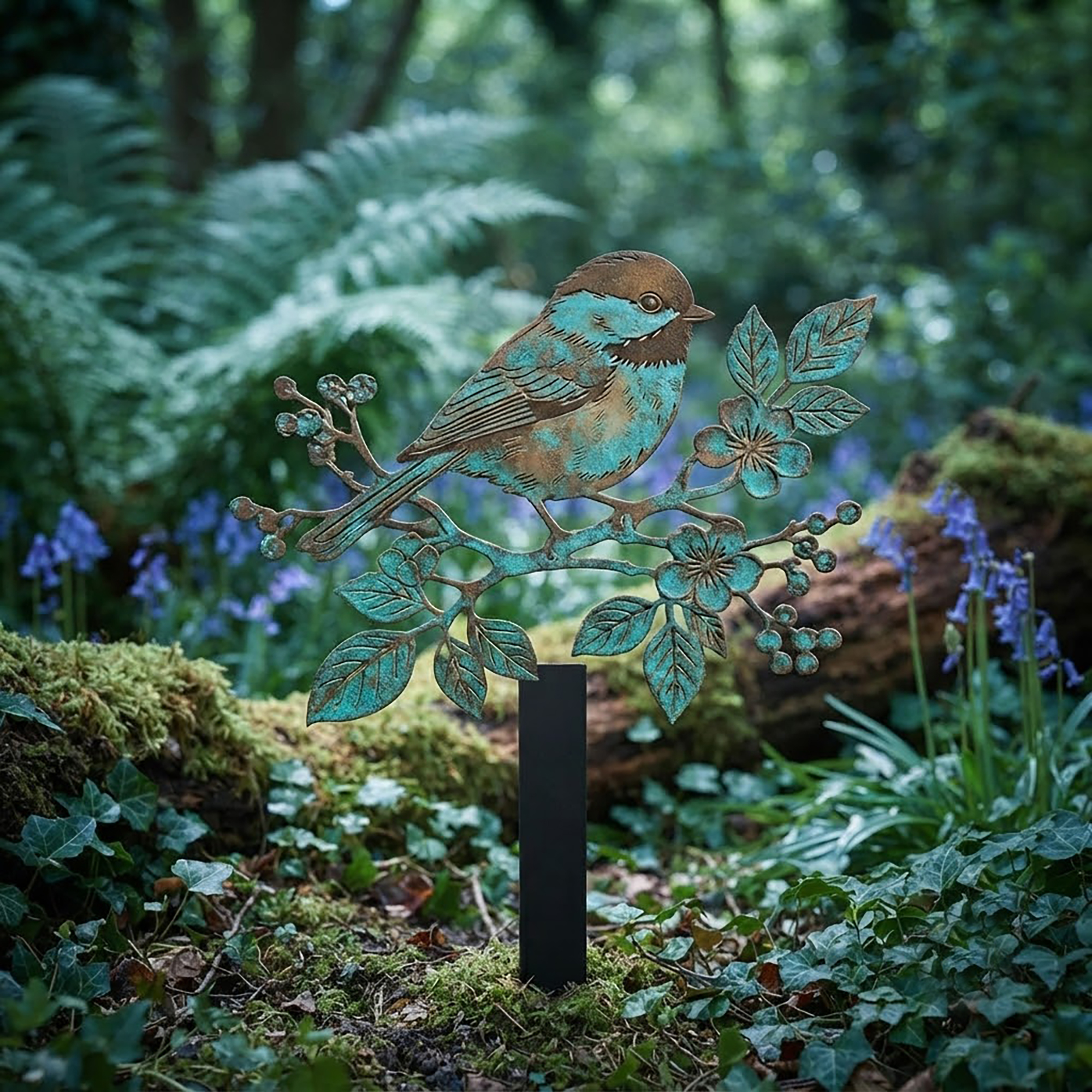 Black-Capped Chickadee Garden Stake - product view 2