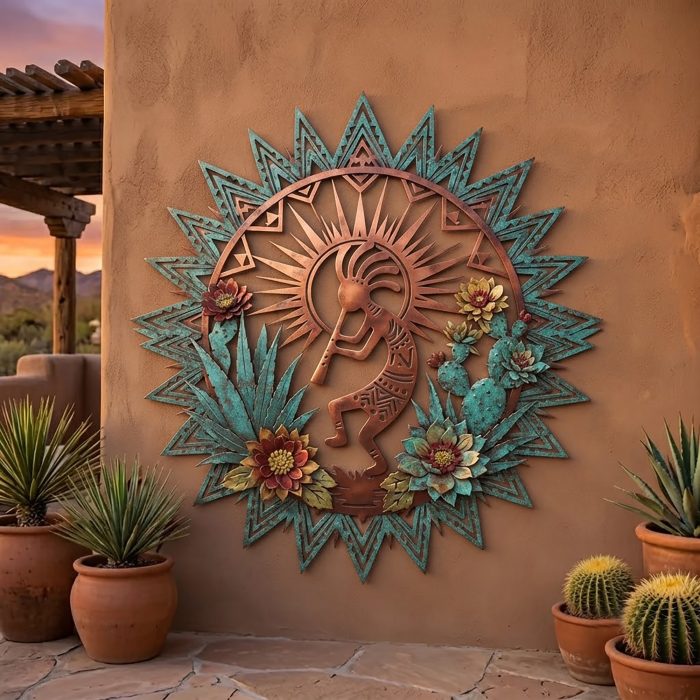 Kokopelli Metal Wall Art