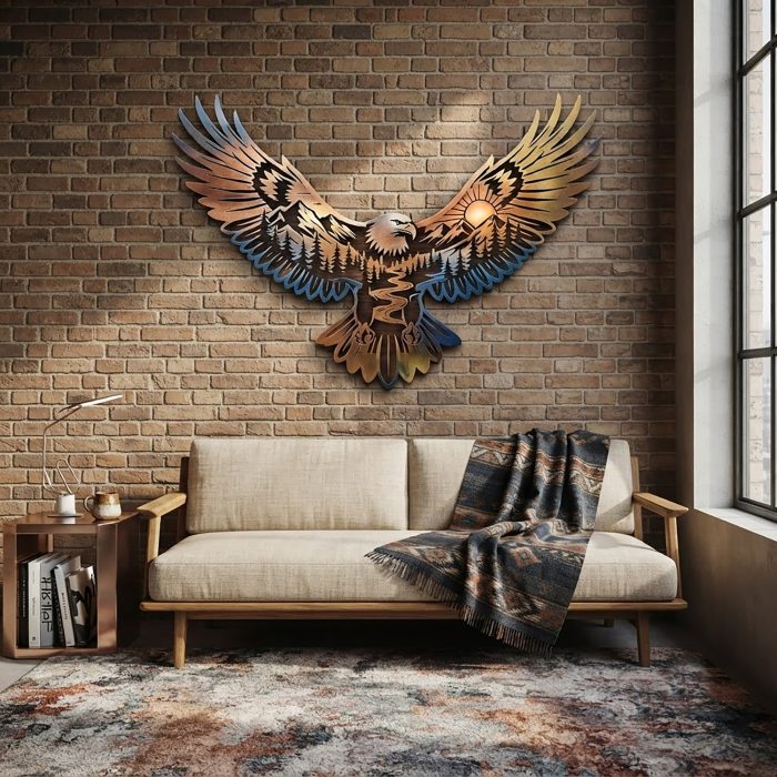 Bald Eagle Metal Wall Art