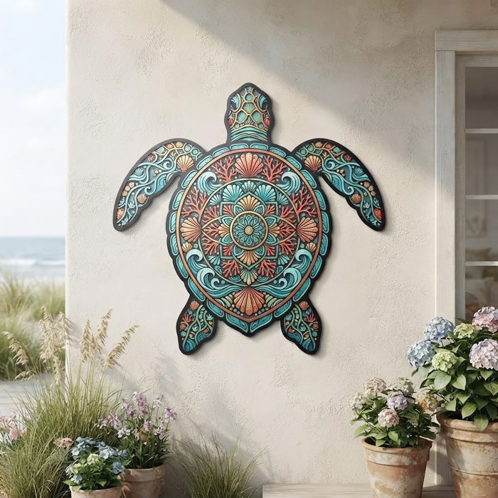 Sea Turtle Metal Wall Art