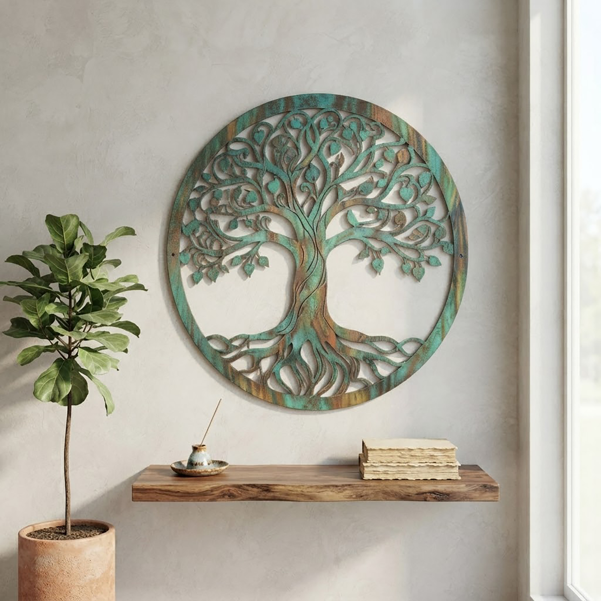Tree of Life Metal Wall Art - product view 2