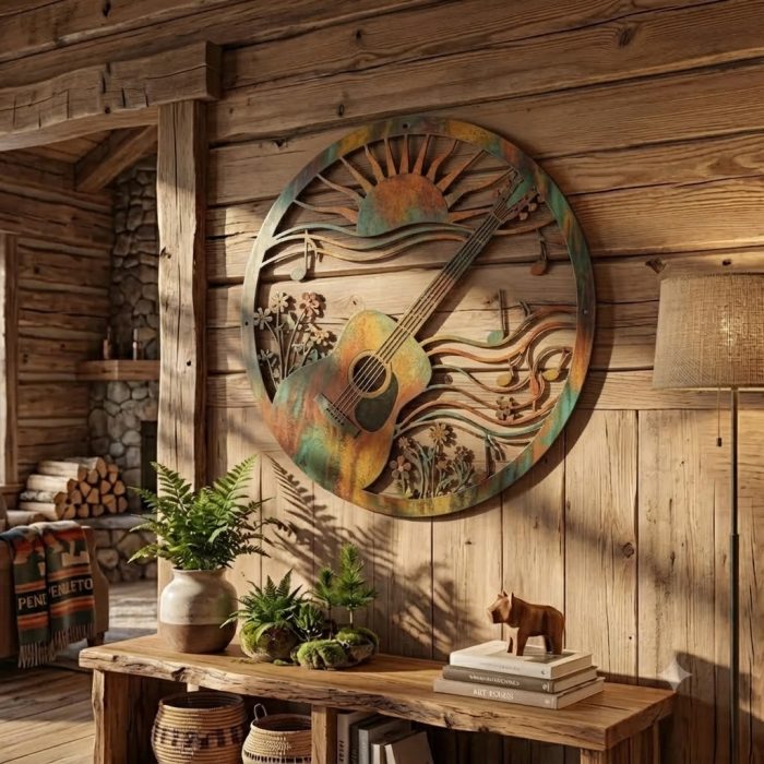 Guitar Metal Wall Art