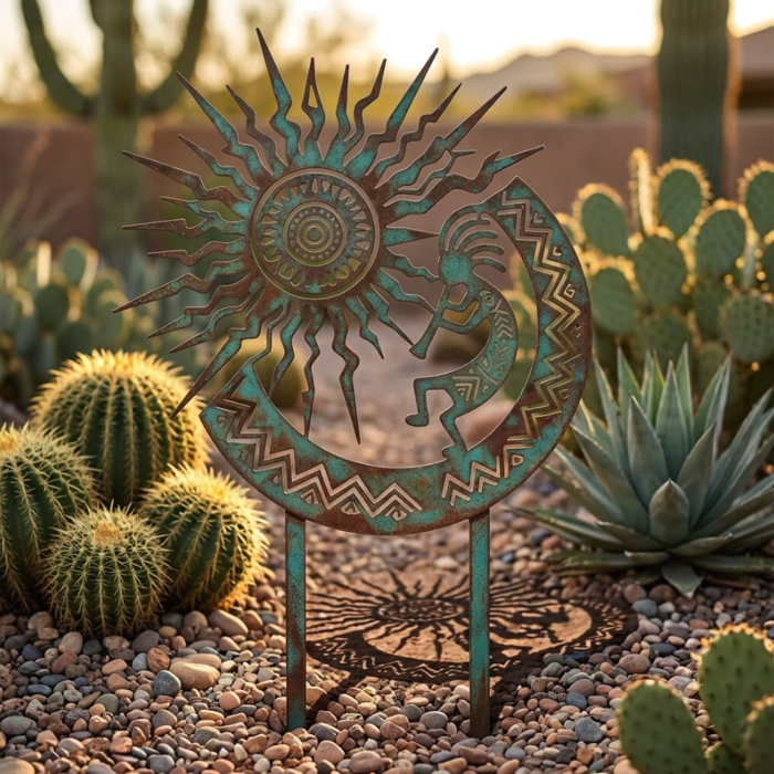 Southwestern Kokopelli Garden Stake