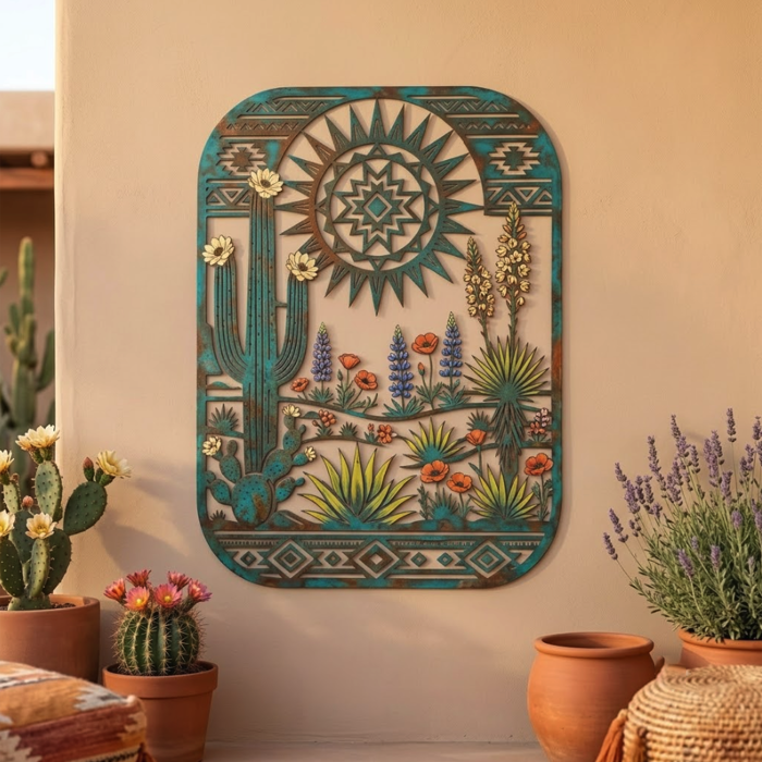 Southwestern Desert Metal Wall Art