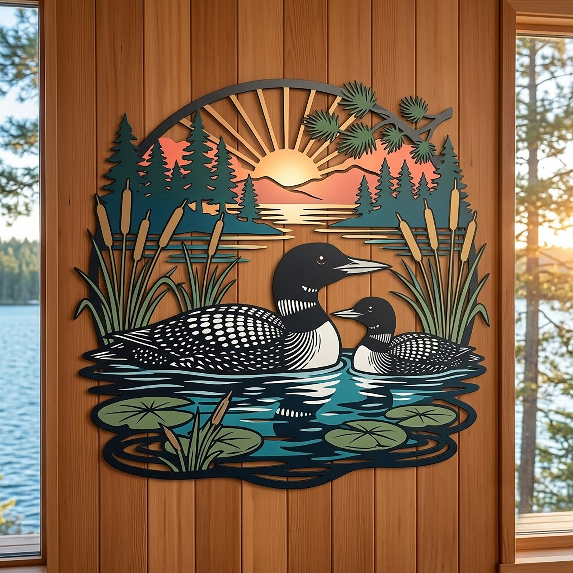 Loon Metal Wall Art