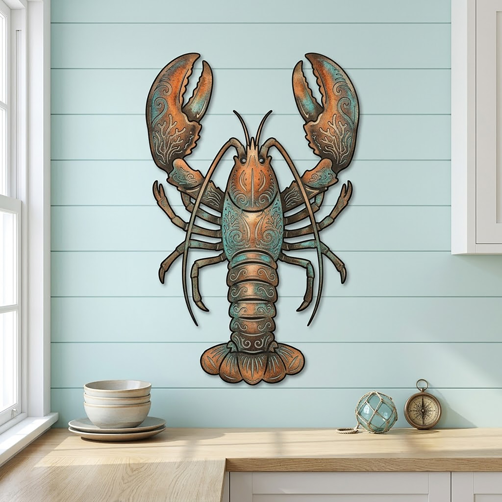 Lobster Metal Wall Art