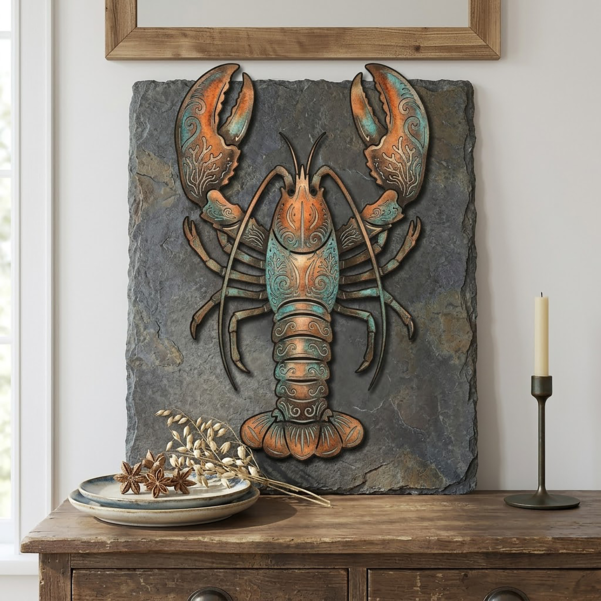 Lobster Metal Wall Art - product view 2