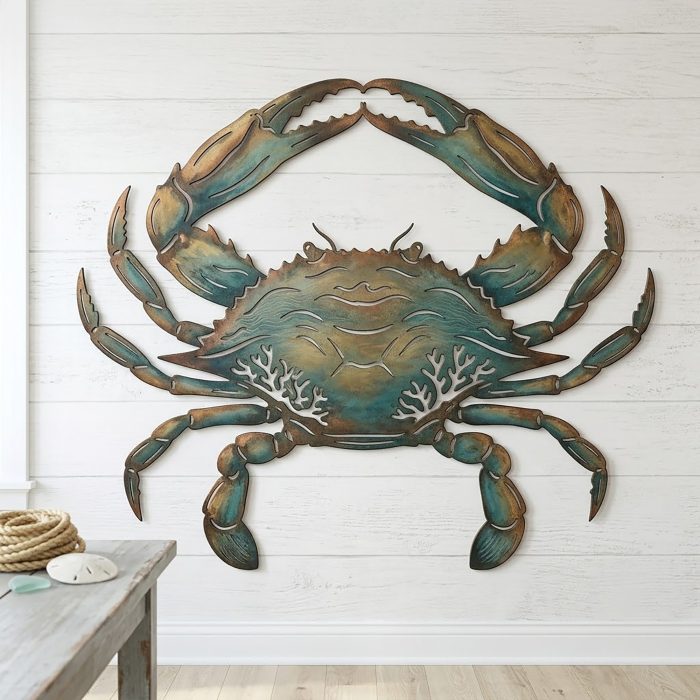 Crab Metal Wall Art