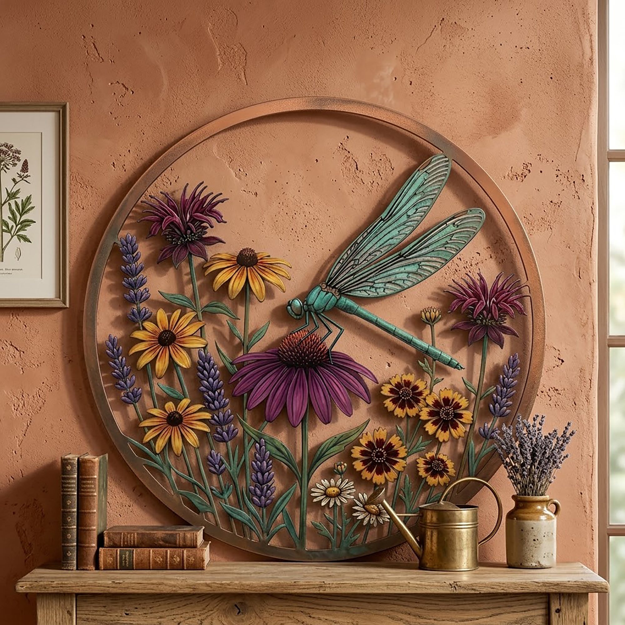 Dragonfly Metal Wall Art - product view 3
