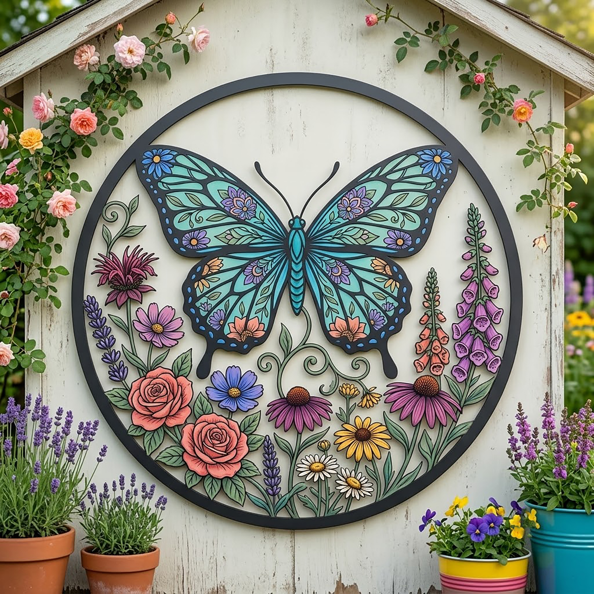 Butterfly Metal Wall Art