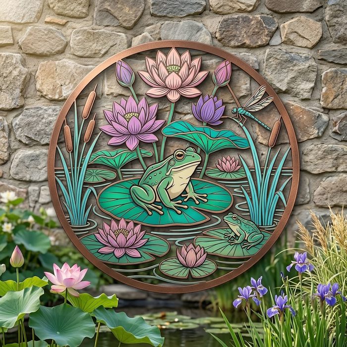 Frog Metal Wall Art
