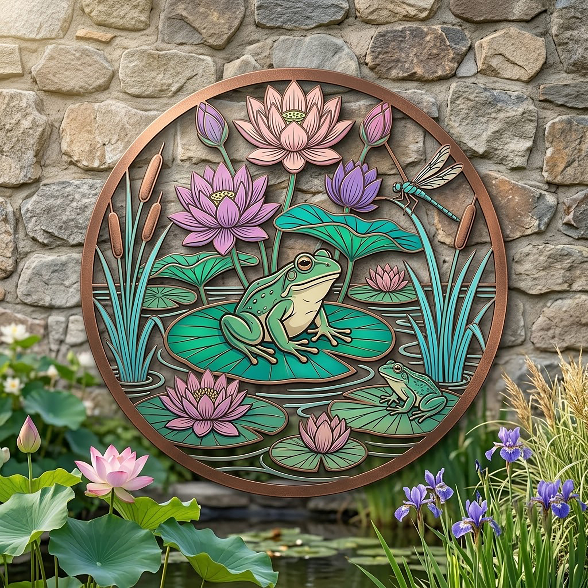 Frog Metal Wall Art