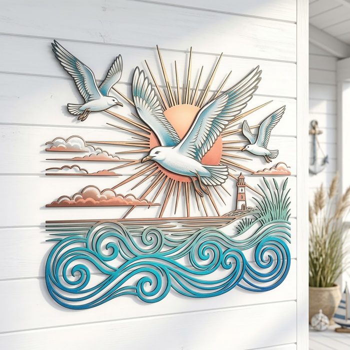 Seagull Metal Wall Art