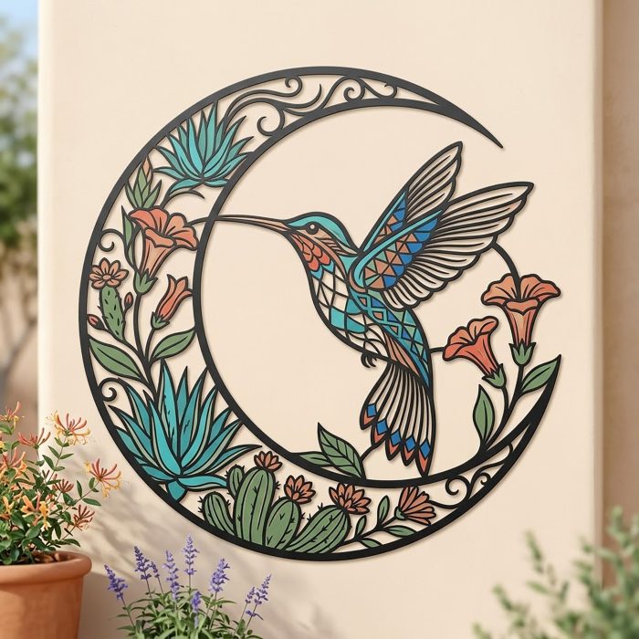 Hummingbird Metal Wall Art
