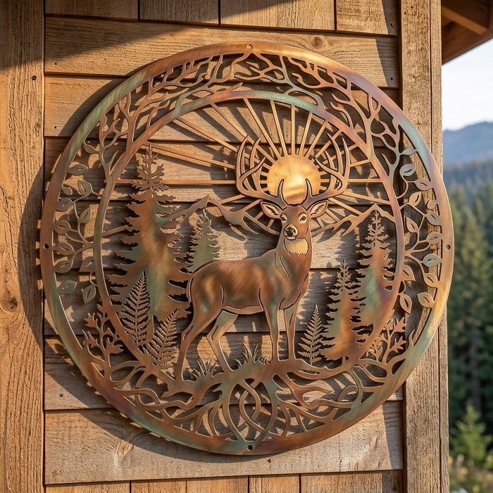 Owl Tree of Life Metal Wall Art