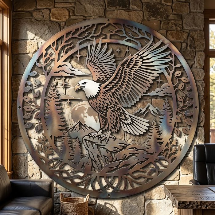Bald Eagle Metal Wall Art