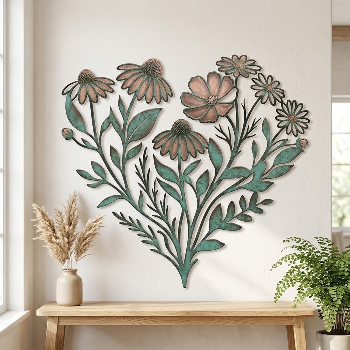 Wildflower Metal Wall Art