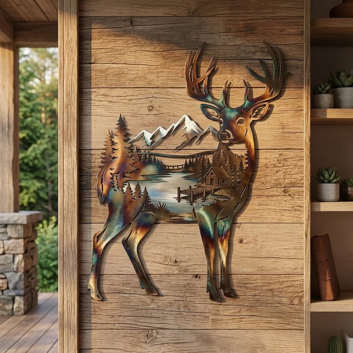 Deer Metal Wall Art