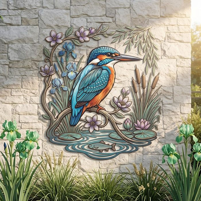 Kingfisher Metal Wall Art