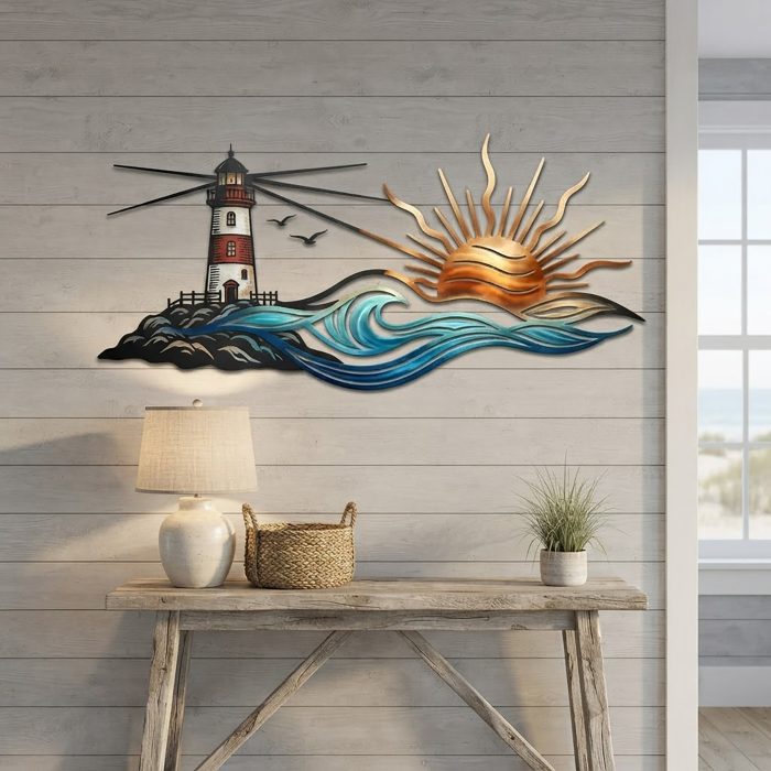 Lighthouse Metal Wall Art